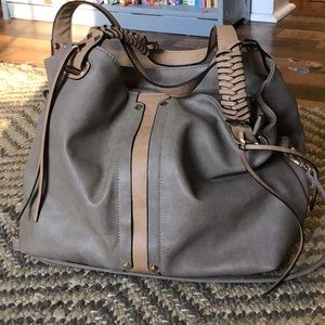 Tan and taupe purse